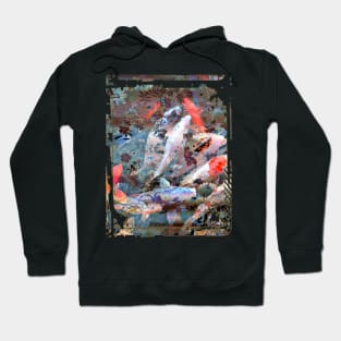 Japan Koi Fish Pond Collage Art 88 Hoodie